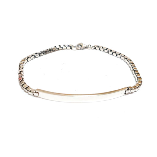 THB-69978 [Box Chain Bar Bracelet]