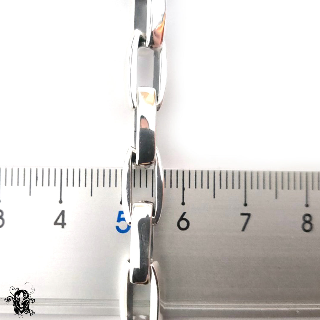 THB-70025 [Flat Ovaline Link Bracelet]