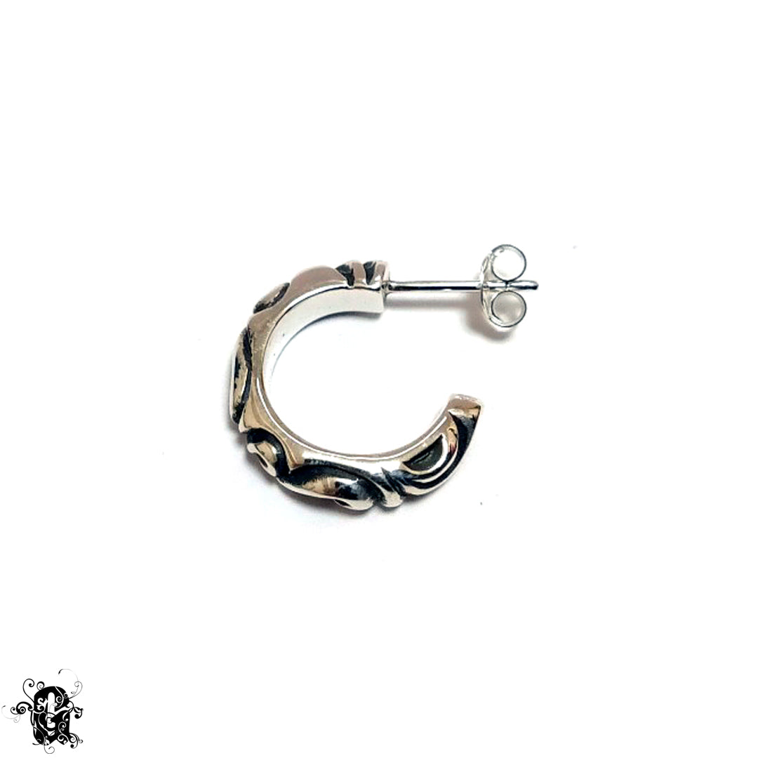 THE-70005 [Silver Crest Hoop]