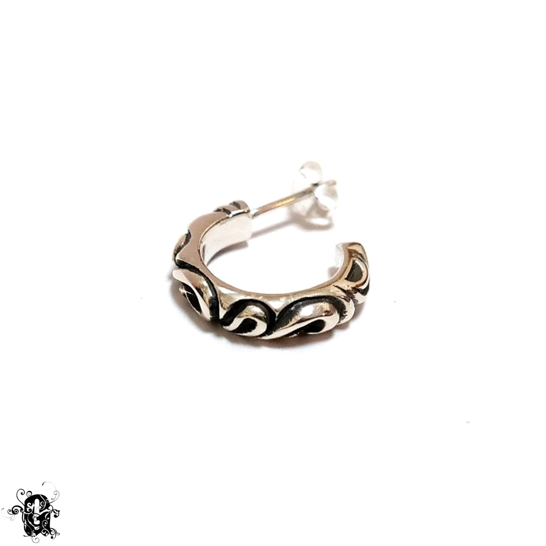 THE-70005 [Silver Crest Hoop]