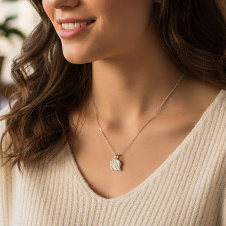 THP-69989 [Silver Solitaire Rose]